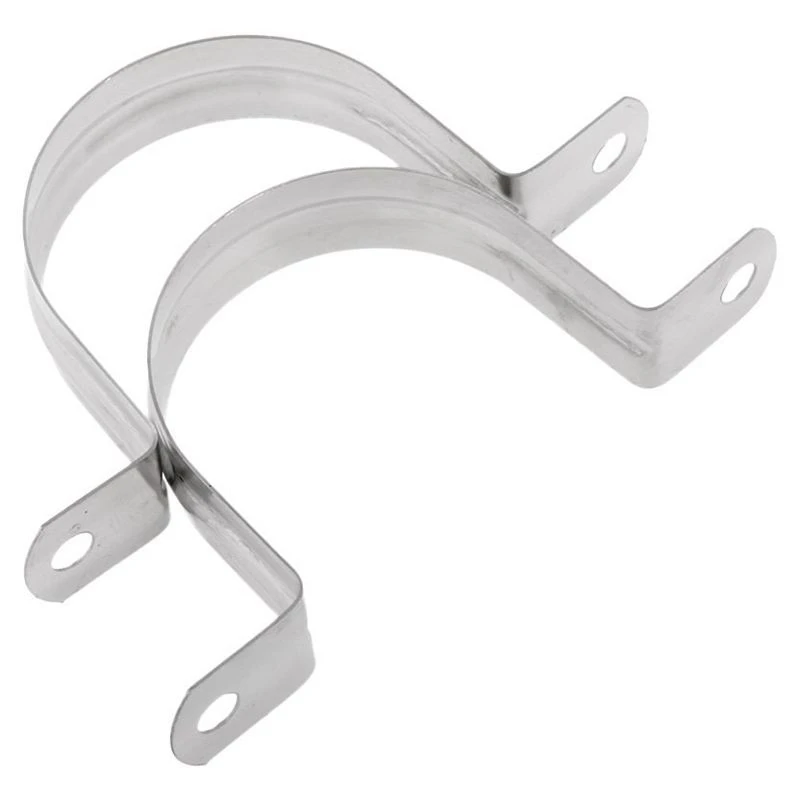 

HOT-10 Stainless Steel U-Shaped Pipe Clamps, Half Pipe For Pipe Fittings Pipe Clamp -80Mm