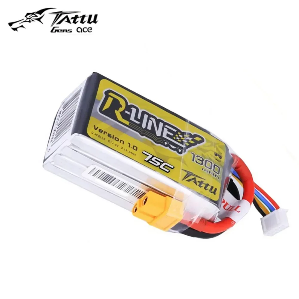 Tattu R-Line 1300mAh 95C LiPo 4S 5S 6S pour Drone FPV RC