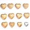 Stainless Steel  Mirror Polished Charms Openable Love Heart Photo Frame Locket Pendants Put Photos Memorial Jewelry Making Gift 2