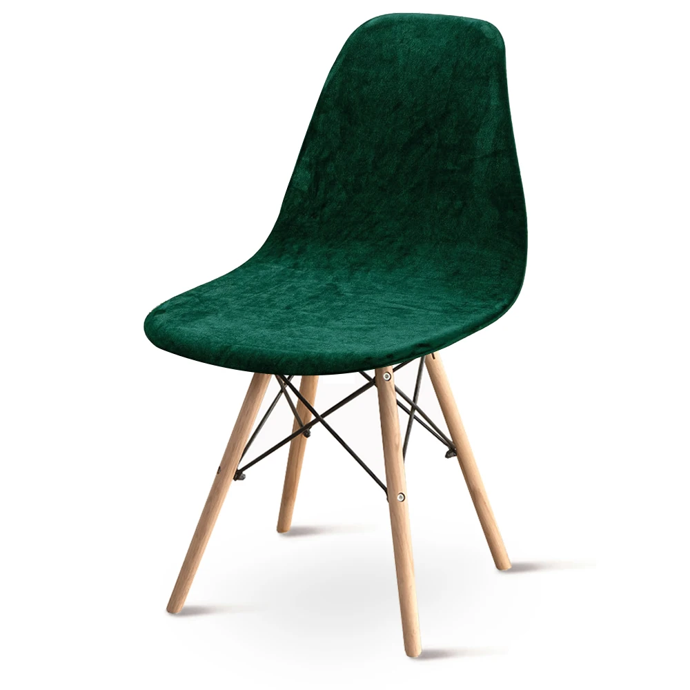 Velvet Fabric Bar Chair Cover - Thick, Removable, and Soft