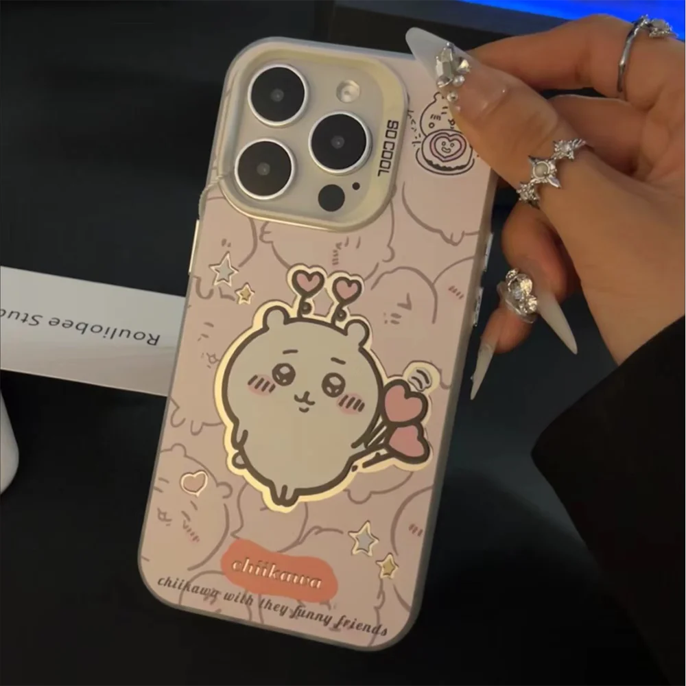 Chiikawas Anime Matte Back Cover Phone Case