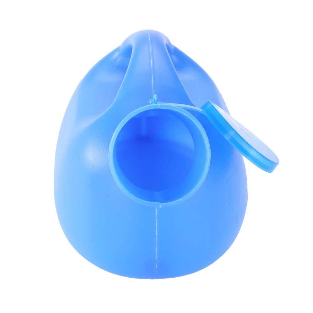 2000ml Portable Male Urine Bottle with Lid  Blue Plastic Male Pee Urinal Storage Urine Collector for Elderly Men Children 6