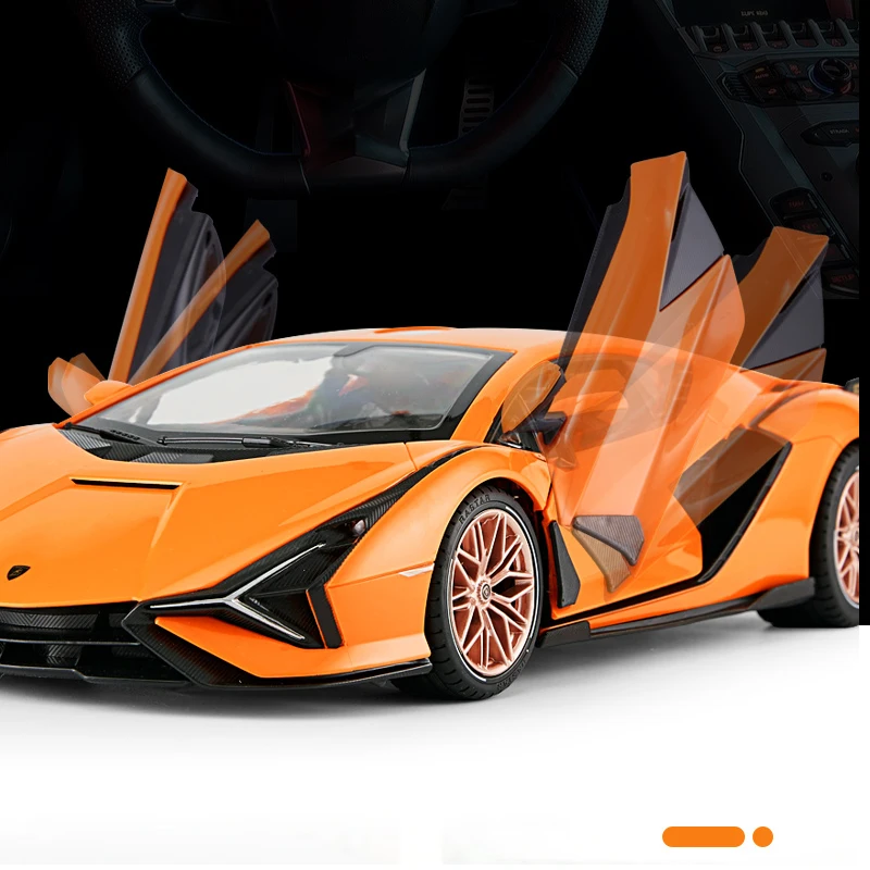 Lamborghini Sian FKP RC Car 1:14 Scale Remote Control Car Model Radio Controlled Auto Machine Toy Gift for Kids Adults Rastar 5