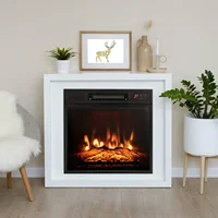 Electric Fireplace Freestanding & Wall-Mounted Heater 1