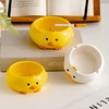 Cartoon Cute Duck Ceramic Decorative Ashtray Trend Personality Fashion Desktop Porch Home Decoration Storage 1