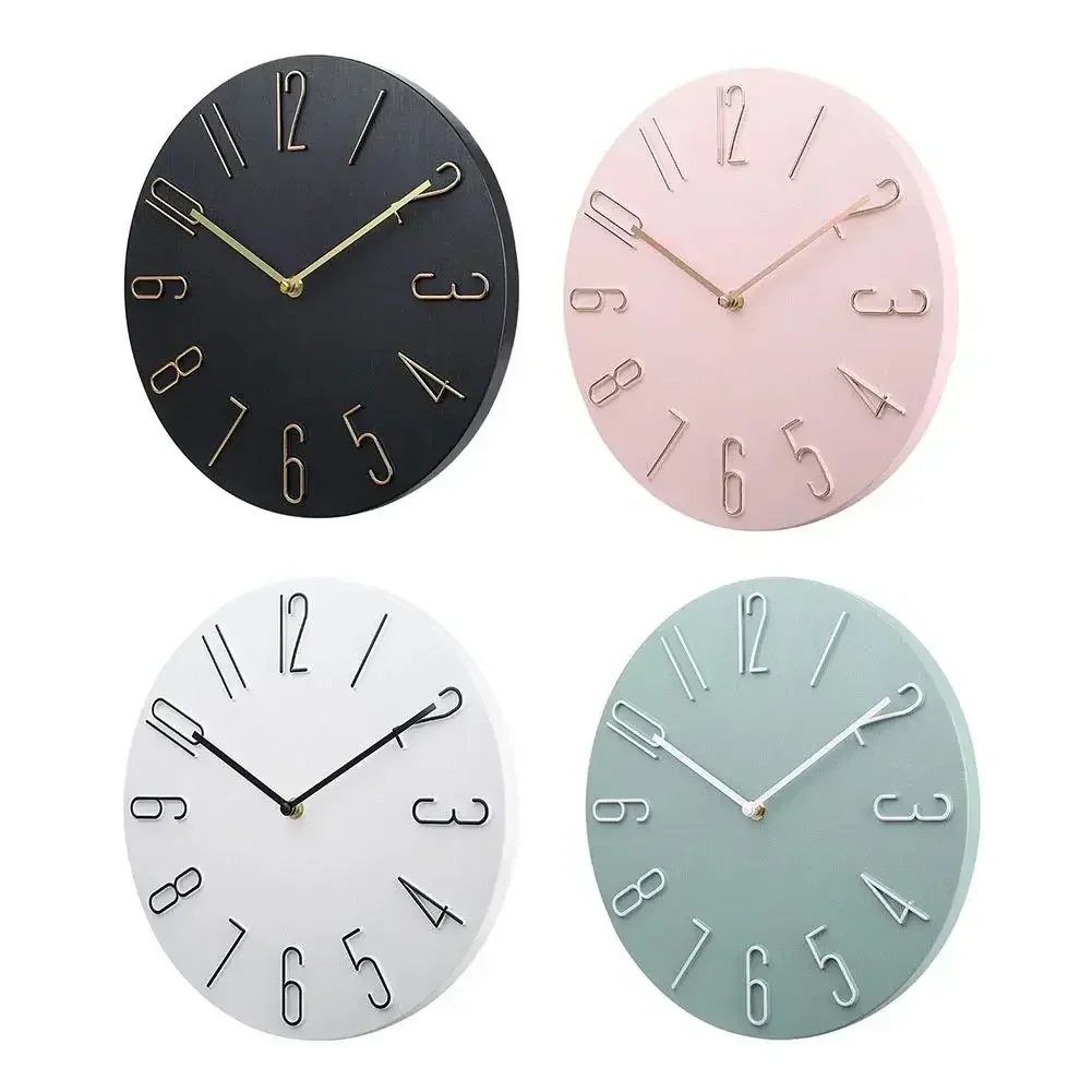 Description Picture 3 of itemWall clock living room household hanging fashion clock light luxury modern simple creative hanging wall ultra-quiet minimalist