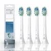 4Pcs White Electric Toothbrush Head Plaque Defence Toothbrush Heads Toothbrush Brush Head for Philips Sonicare C2 Optimal 1