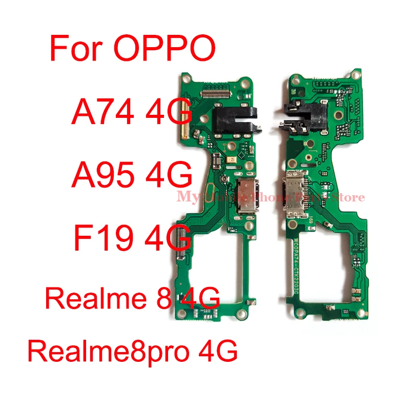 

USB Charging Dock Port Board Flex Cable For Oppo A74 A95 F19 Realme 8 Pro 4G USB Charger Port For OPPO Realme 8 Pro 8pro 4G Part