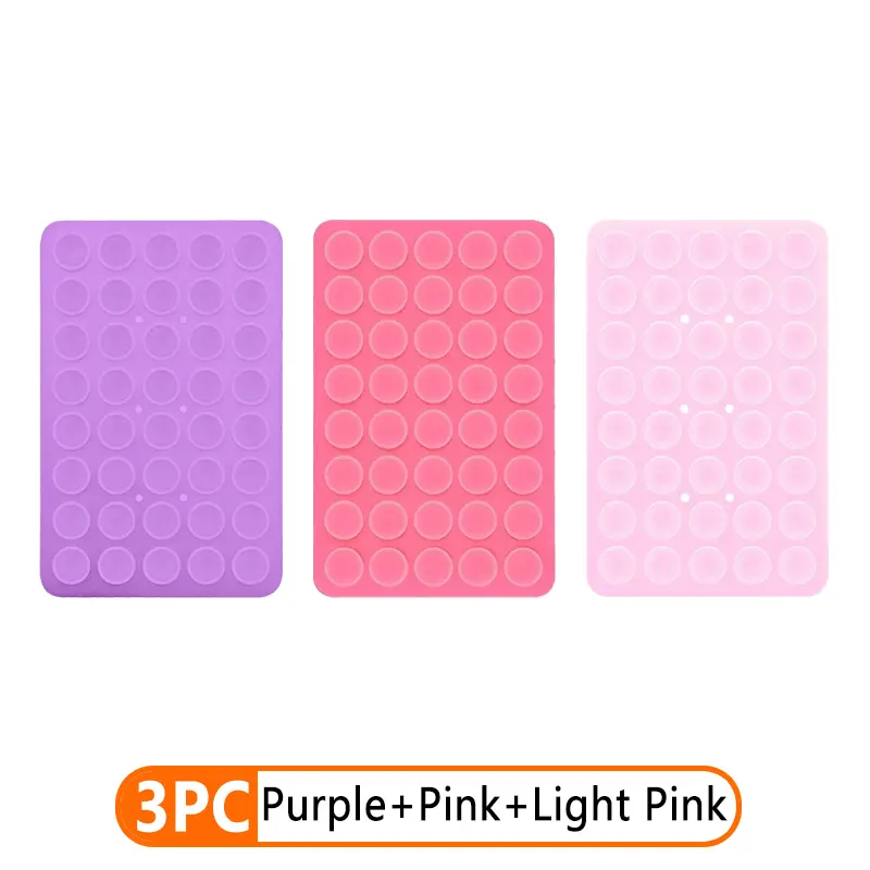 1-3pcs Double Sided Silicone Suction Cup Phone Case Detachable Stand Anti-Slip Mobile Phone Fixed Pad For Hands-Free Selfies - Image 13