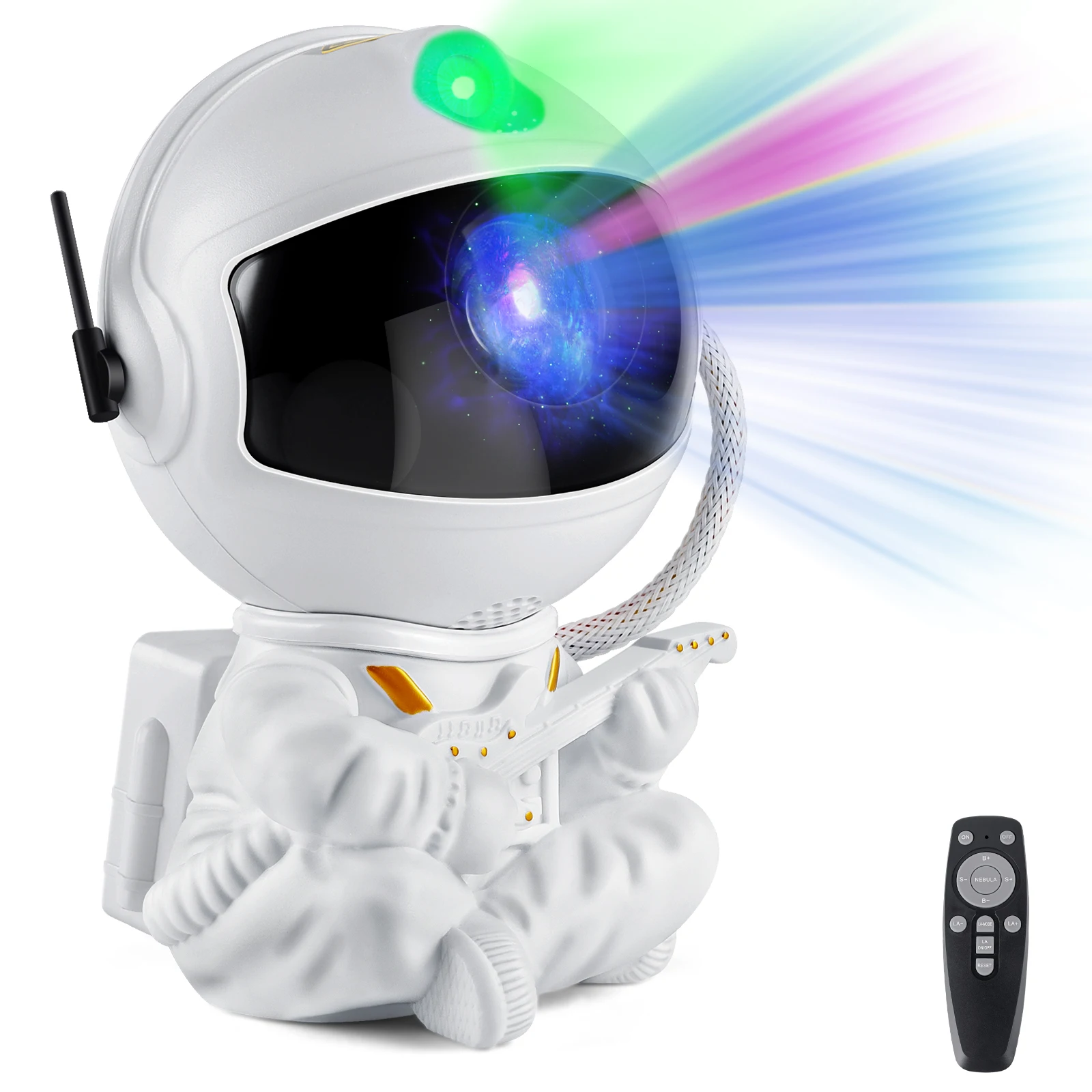 Astronaut Galaxy Projector LED Night Light – Starry Sky Lamp for Kids Bedroom, Room Decor, Galaxy Background, Gift