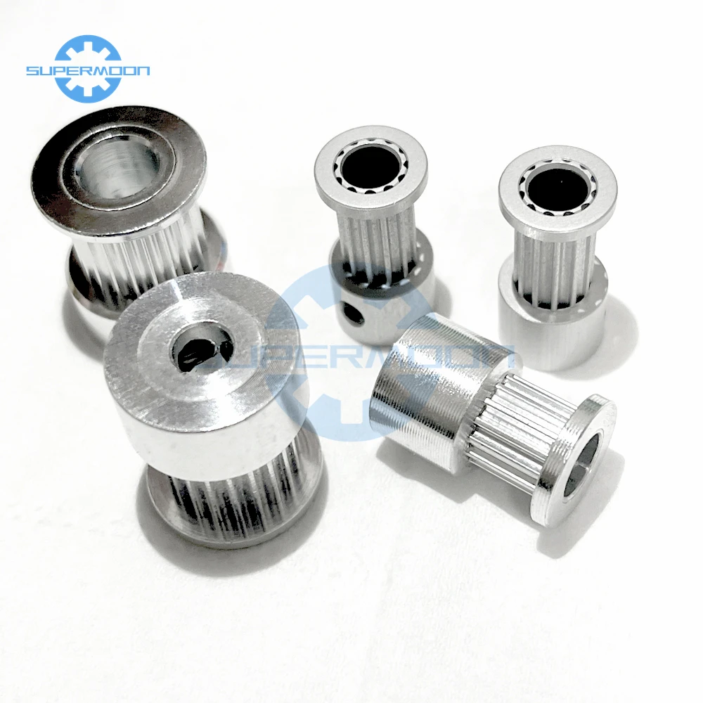 Timing Belt Pulley 2GT Pulley 14T 15T 16T 17T 18T 20Teeth GT2 Timing Belt Pulley Bore 3/3.17/4/5/6/6.35/8mm Belt Width 6/10/15mm Synchronous