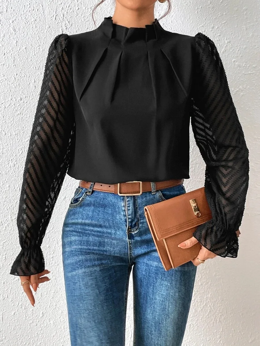 roupas femininas zara, Roupas Femininas, Camisas e Blusas, blusas de cetim para festas, blusas de cetim das famosas, blusas chiffon elegantes, blusa seda branca, Blusa Poá Manga Lanterna, blusa manga longa feminina social, Blusa Manga Lanterna Longa Elegante, Blusa Feminina Zara, Blusa Feminina Renner, blusa de chiffon de seda, Blusa de chiffon, Blusa Chiffon Zara, blusa chiffon renner, blusa chiffon preta, Blusa Chiffon CeA, Blusa Chiffon, Blusa Animale, 40 ideias de Manga lanterna