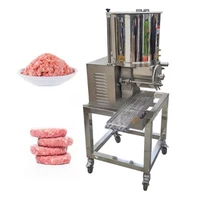 เครื่องทําเบอร์เกอร์แพตตี้เชิงพาณิชย์พร้อมแม่พิมพ์รูปทรงต่างๆ 380v 50Hz 0.75kw ใช้งานง่าย 3