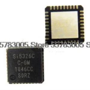 2PCS New SI5326C-C-GM  SI5326CC-GM  SI5326C  QFN36 Clock generator chip IC