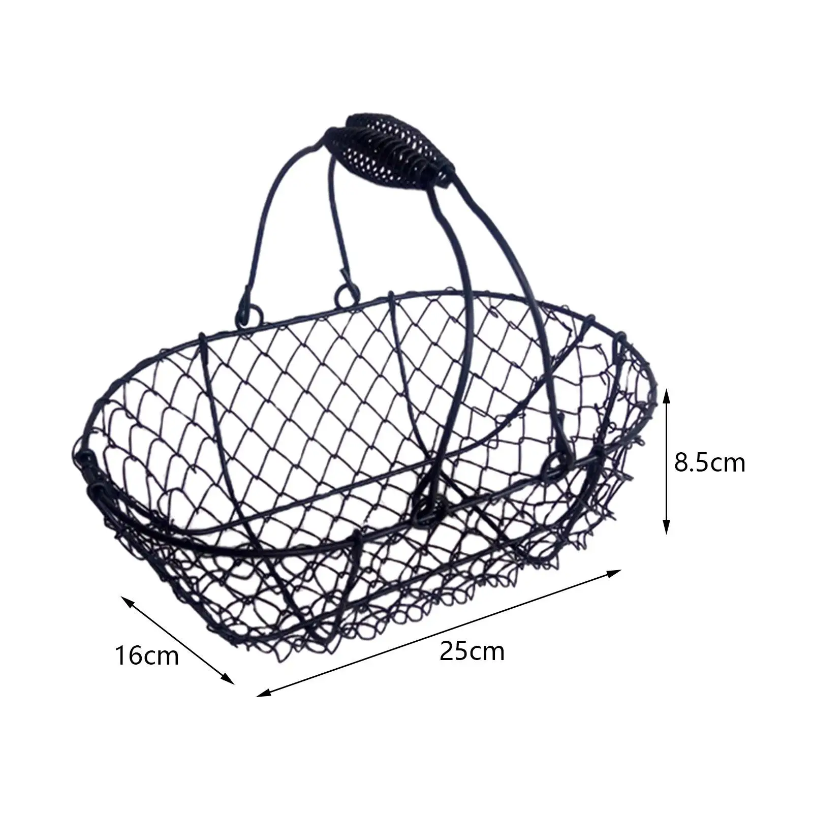 Fruit Basket Bread Vegetable Holder Home Decor Countertop Wire Fruit Holder Stand Vegetable Storage for Grocery Store Wedding