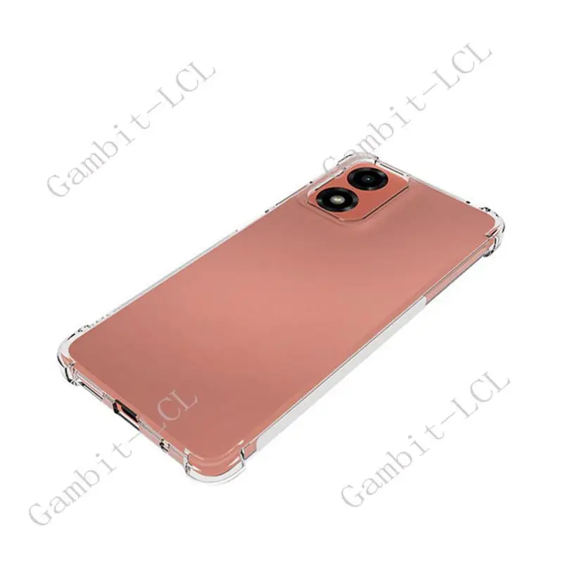 Shockproof Soft Silicone TPU Anti-Falling Back Cover