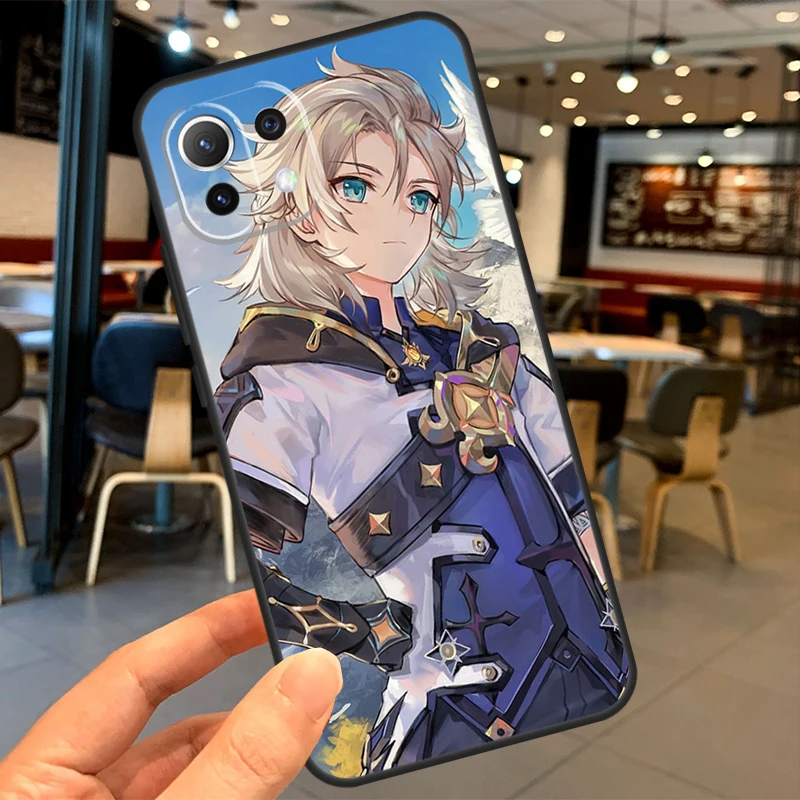 Albedo Genshin Impact Themed Smartphone Protective Case