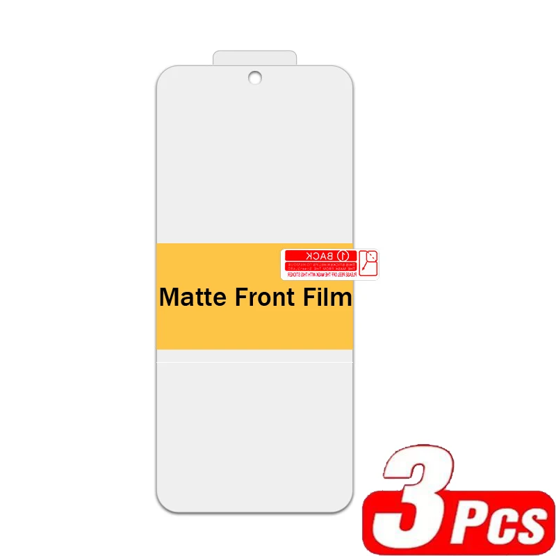 Film De Protection écran Mat Hydrogel Pour Google Pixel 9 Pro XL / 10 Pro XL - Lot De 3, TPU Flexible, Anti-reflets Et Anti-traces - 5