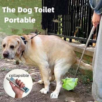 Foldable Portable Pooper Scooper Pet Dog Dedicated for Picking Up Excrement Going Out Walking Dog Toilet Clean Dog Convenience 3