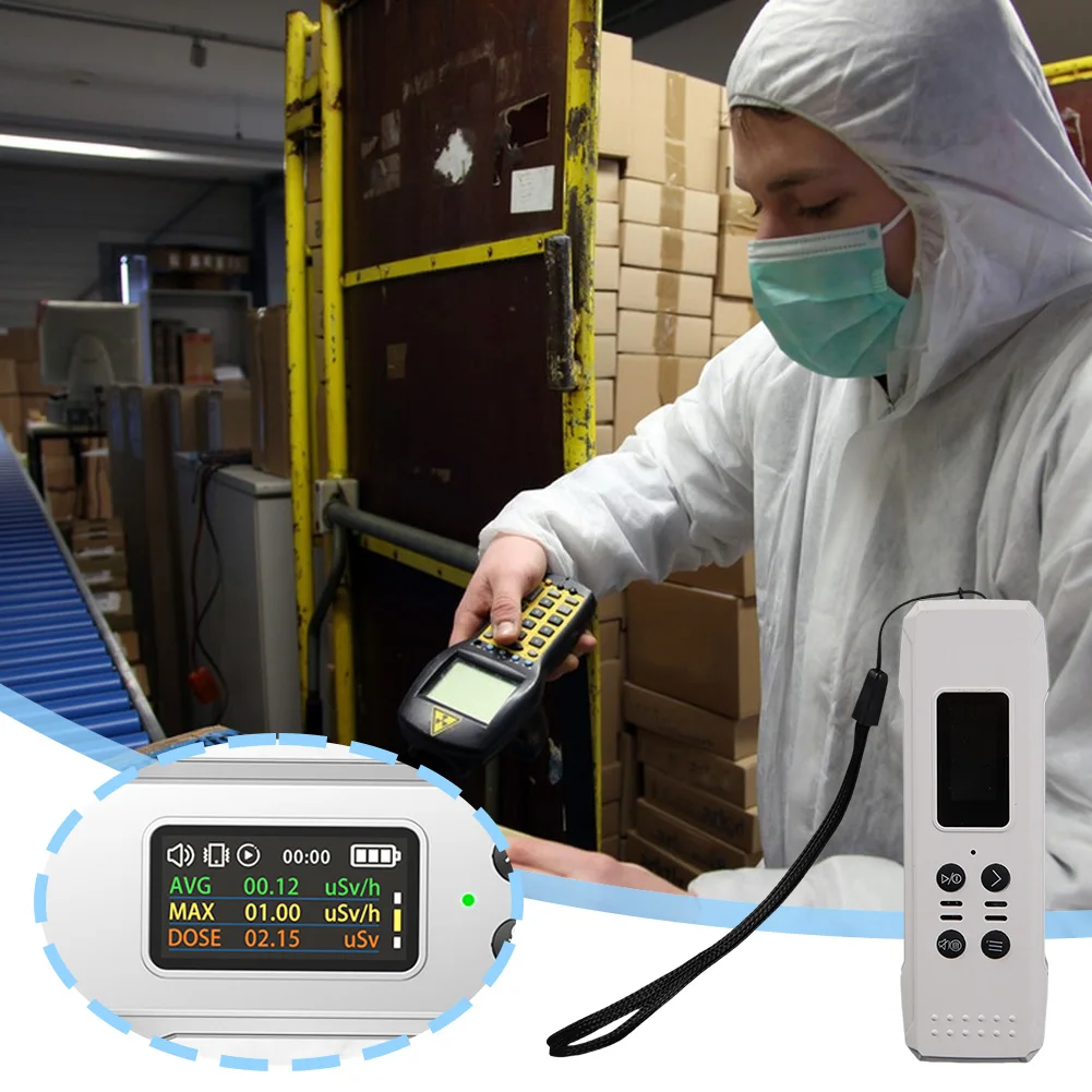 핵방사선 감지기 고정밀 가이거 계수기 가정용/방사성 광물 채굴용 대리석 선량계 방사능 테스터