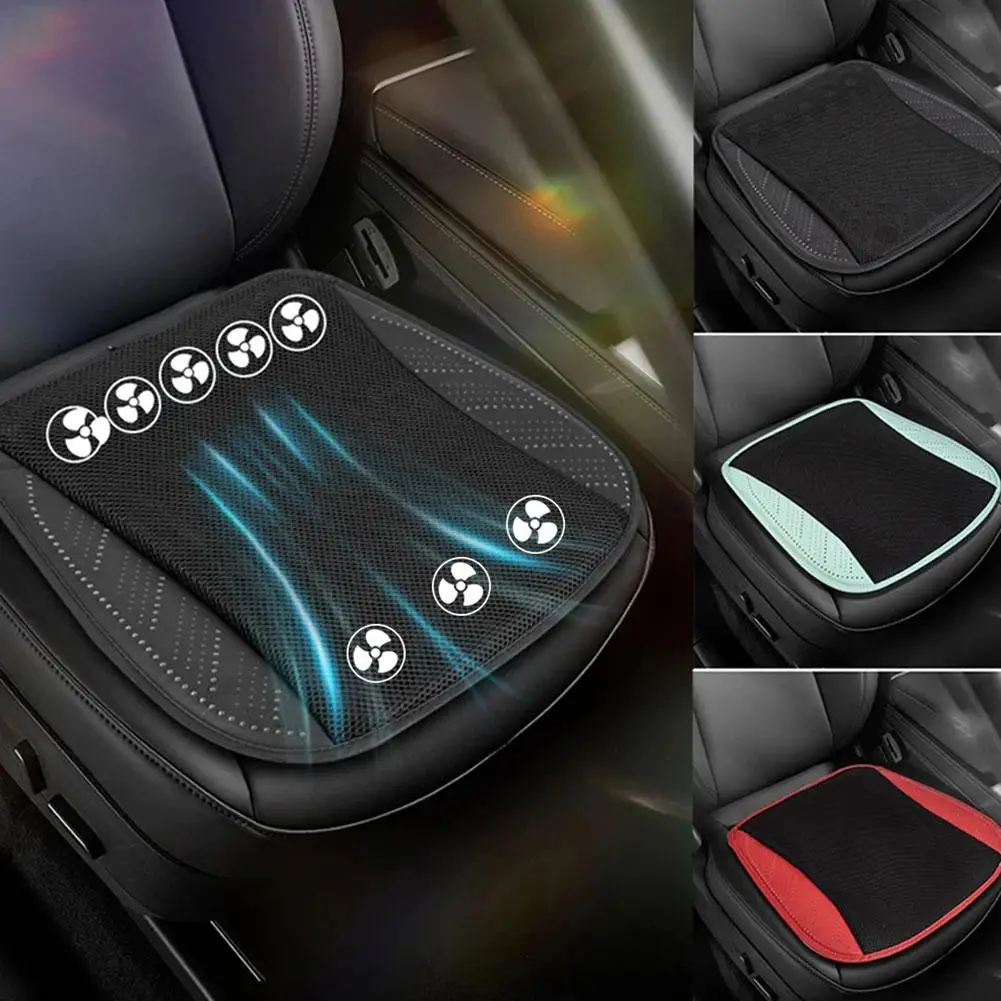 Car Summer Cool Air Seat Cushion With Fast Blowing Ventilation