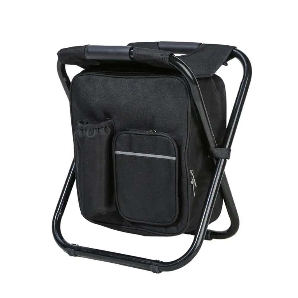 Description Picture 6 of itemPortable Ice Chair Cooling Seat Ice Stool Foldable Insulated Ice Pack Stool with Dual-shoulder Straps Perfect for Fishing R8S4