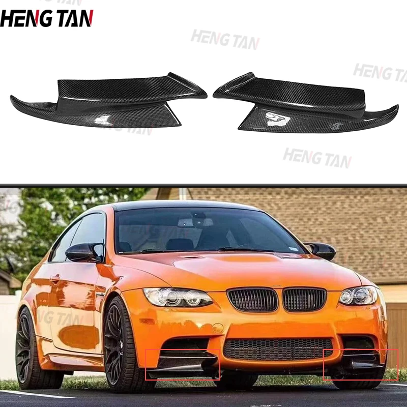 

Carbon Fiber Car Front Bumper Splitter For BMW 3 Series E90 E92 E93 M3 2007-2013 Front Spoiler Parts Body kit