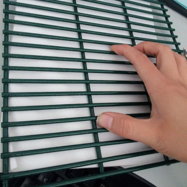 PVC Coated High Security 358 Welded Wire Mesh Fence Panel Price