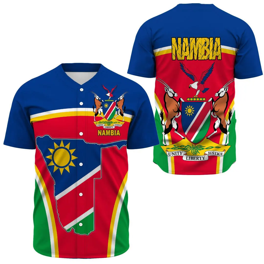 

New Clothing Jacket Printed Round Neck African Clothing - Namibia Active Flag Baseball Casual Sweatshirt Top