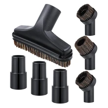 

7 Pieces 25MM and 36MM Vacuum Brush Round Brush 5.9 Inch Vacuum Floor Brush 1.25 Cleaner Vacuum Attachment Brush Soft
