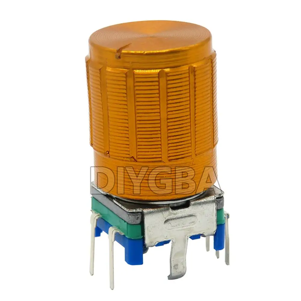 10-Pack Rotary Encoder Set with Adjustable Handle Length and Caps