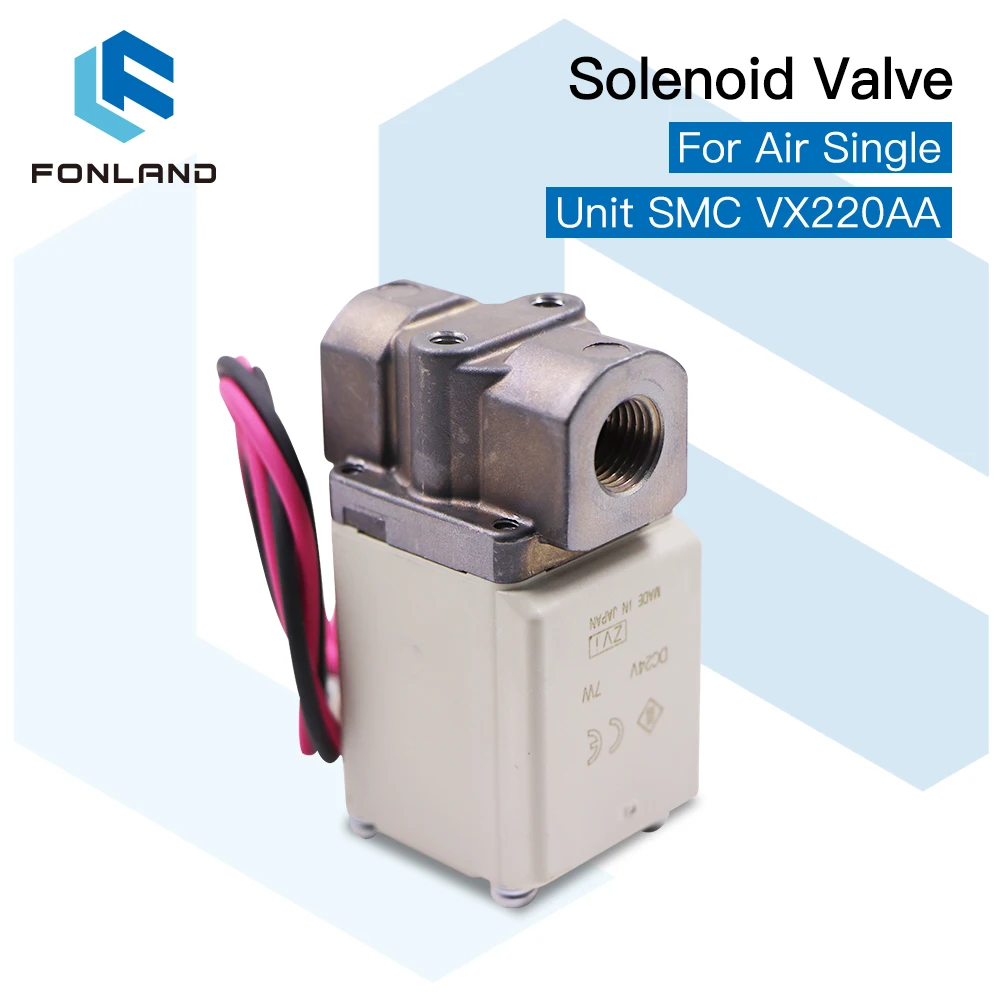 Электромагнитный клапан FONLAND SMC VX220AA 24 В 220 1/4 дюйма прямой двухстоечный