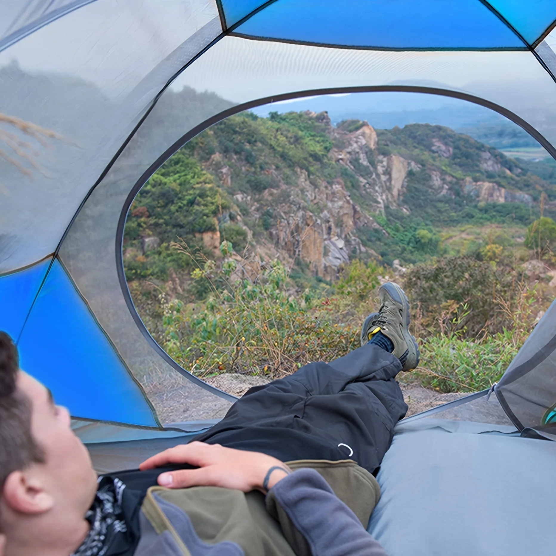 Aluminum alloy pole professional lightweight Camping Tent for Backpacking