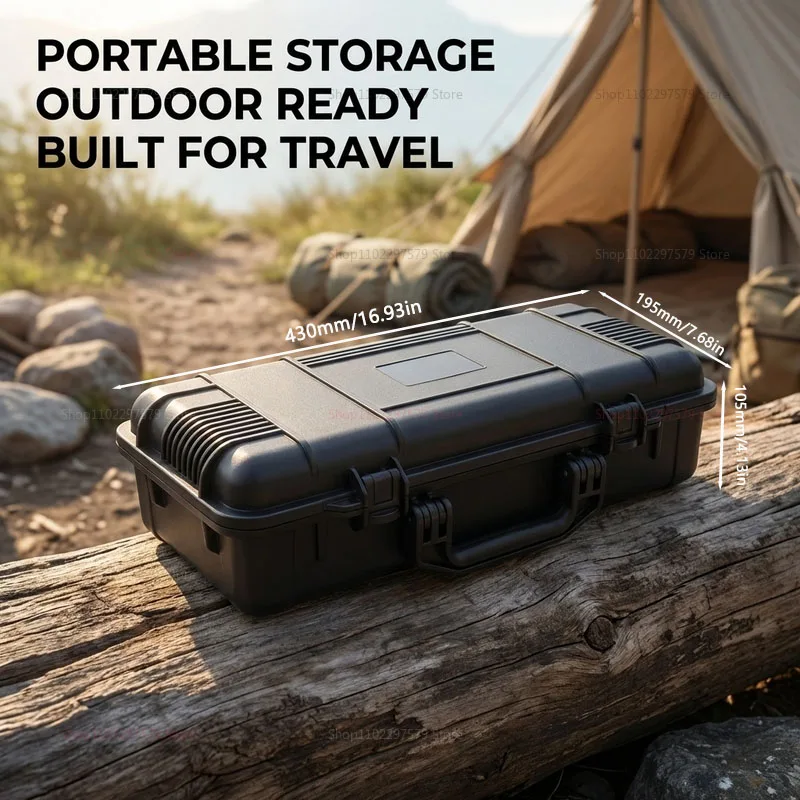 튼튼하고 휴대하기 쉬운 공구함 고강도, 방수, 안전한 휴대용 운반 및 기구 보관 및 보호 기능.