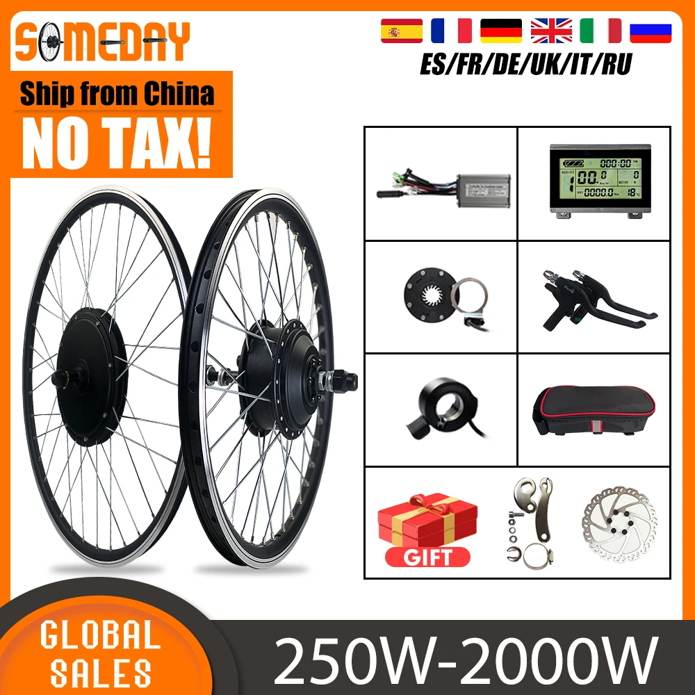 Kit De Motor De Bicicleta Elu00e9ctrica 48V 1000W Rueda