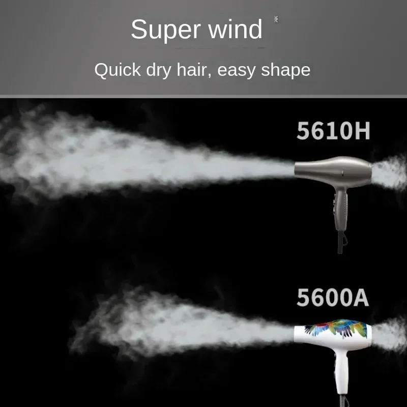 Professional Hair Dryer Hair Salon/Barber 2400W High Power Wind Negative Ions Large Wind Blow Dryer 3 Gears Care