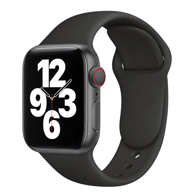 Ремешок силиконовый для apple watch 7 band 44 мм 45 38 42 резиновый браслет iwatch Series 6 5 4 3 Se 40/41 |