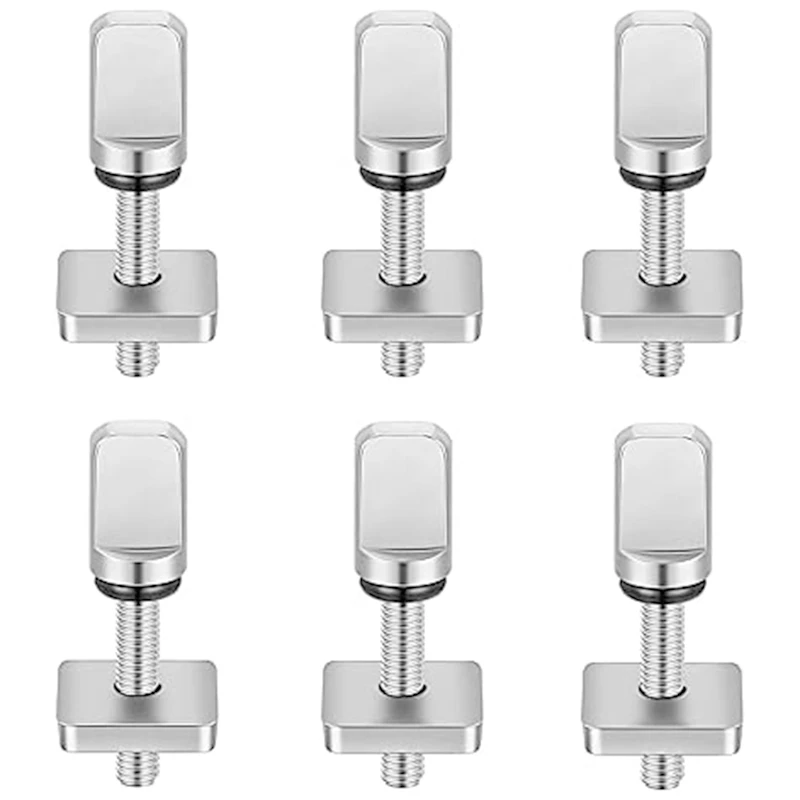 6 PCS Surfboard fin screws No Tool Stainless Steel Thumb Fin Screw Replacement Accessories for SUP Surf Longboard Paddleboard surfboard screws
