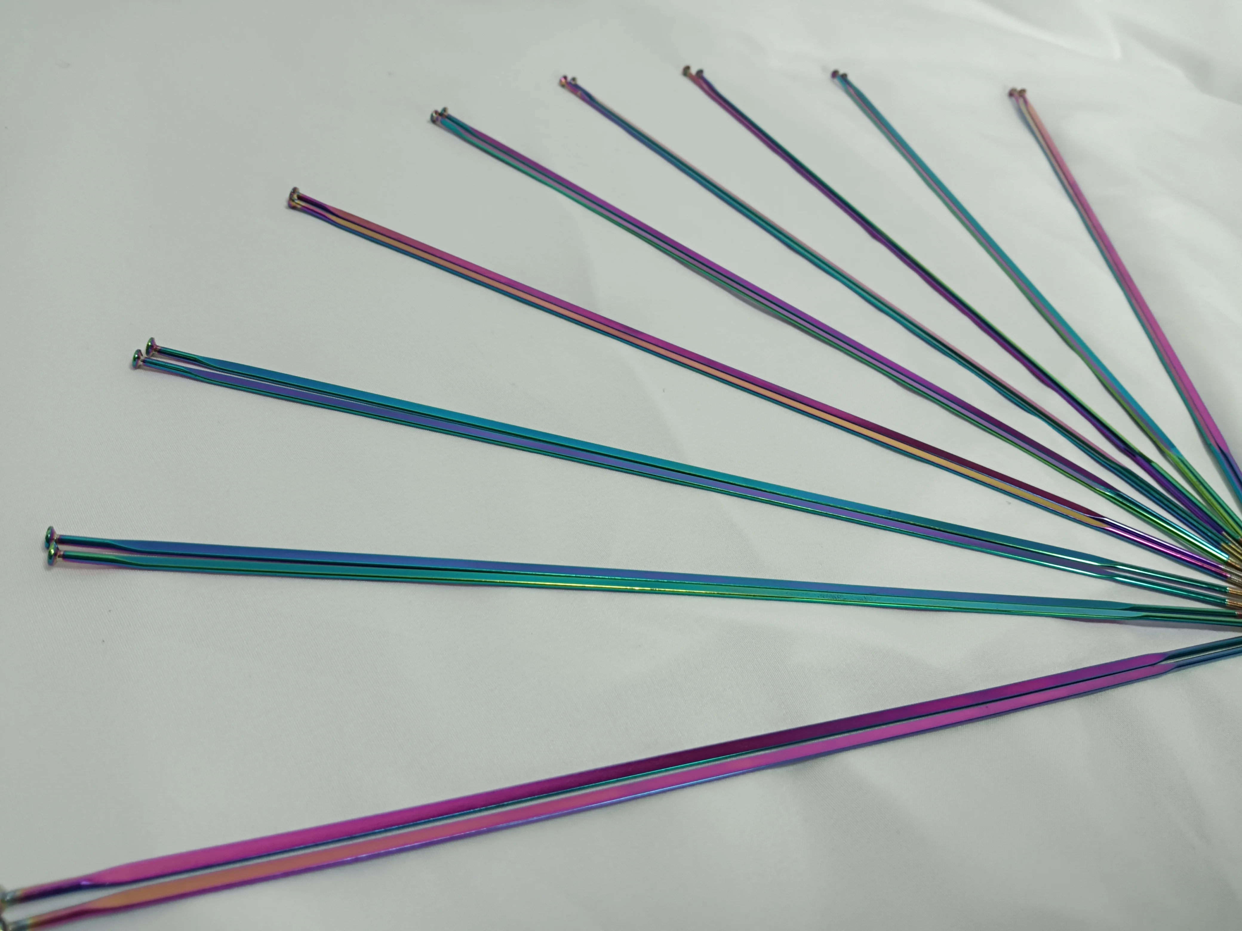 Jari-jari Sepeda dengan Puting 5 Buah MTB Sepeda Jalan Lurus /The curved spoke (make note If you need the pull stright)