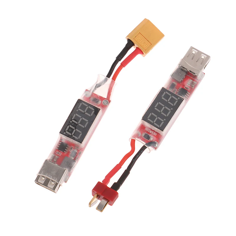 

Литиевая батарея 2S-6S XT60 / T с вилкой к USB-зарядному устройству, преобразователь с индикацией напряжения, плата адаптера для защиты функций телефона.