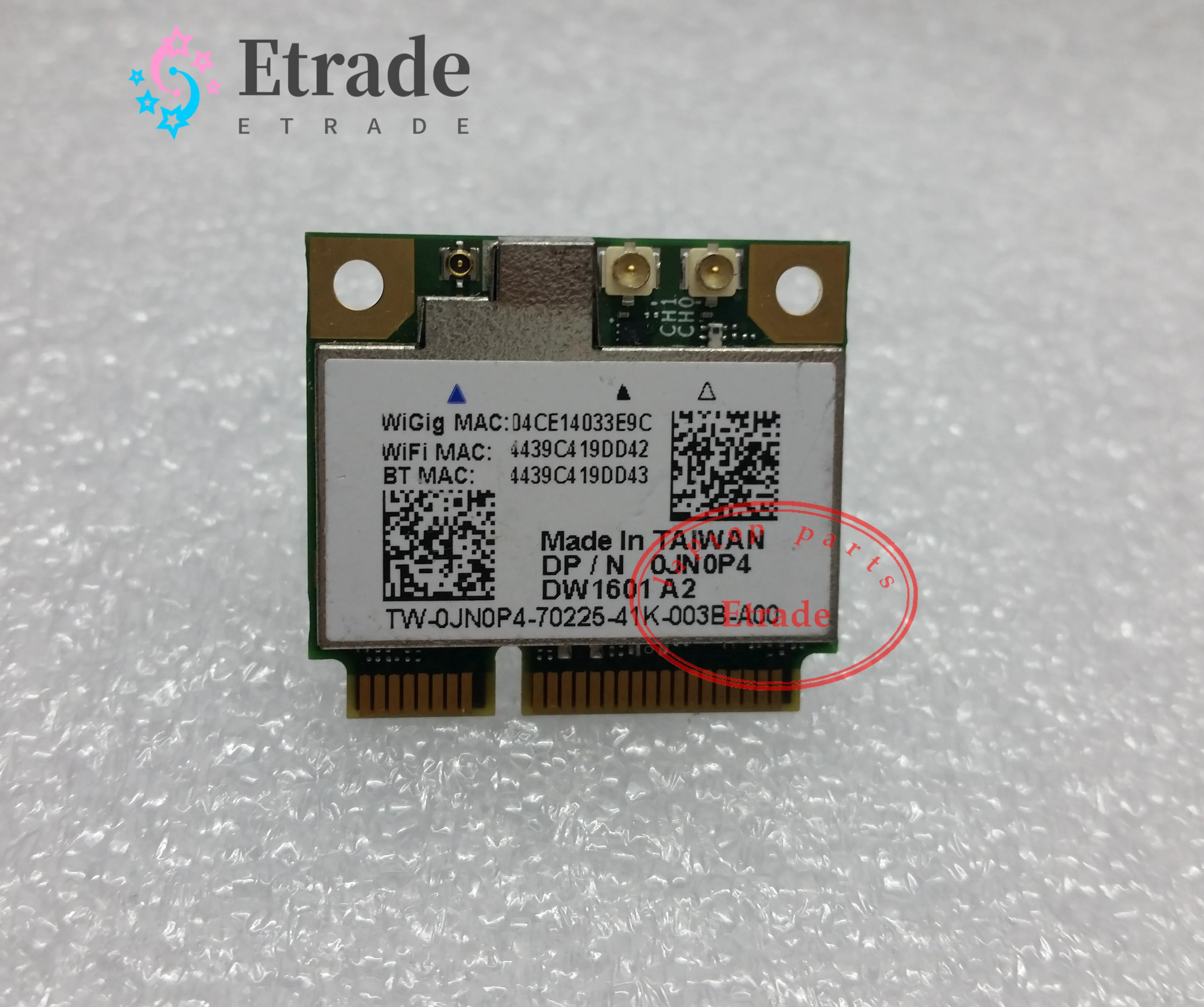 

DW1601 QCA9005 Половина мини Bluetooth 4.0 беспроводная Wi-Fi карта 0JN0P4 08V256 для Dell Latitude 6430u E5540 E5440 E7240 E7440