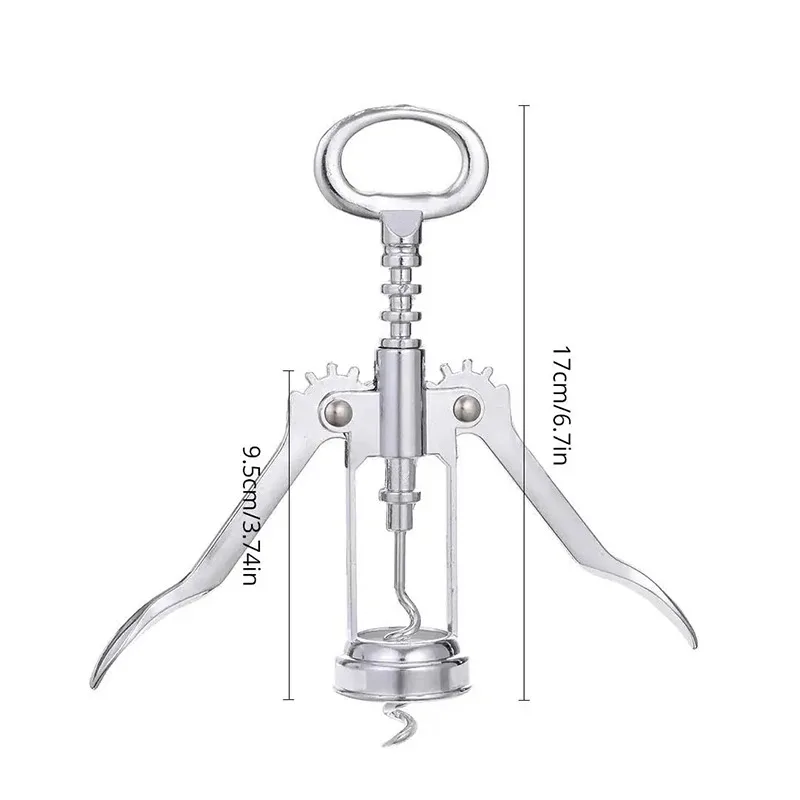 Wine Opener Multifunctional Corkscrew Bottle Opener Zinc Alloy Cork Remover Premium Winged Wine Bottle bottle opener kitchen tools wine opener multifunctional tool wine corkscrew