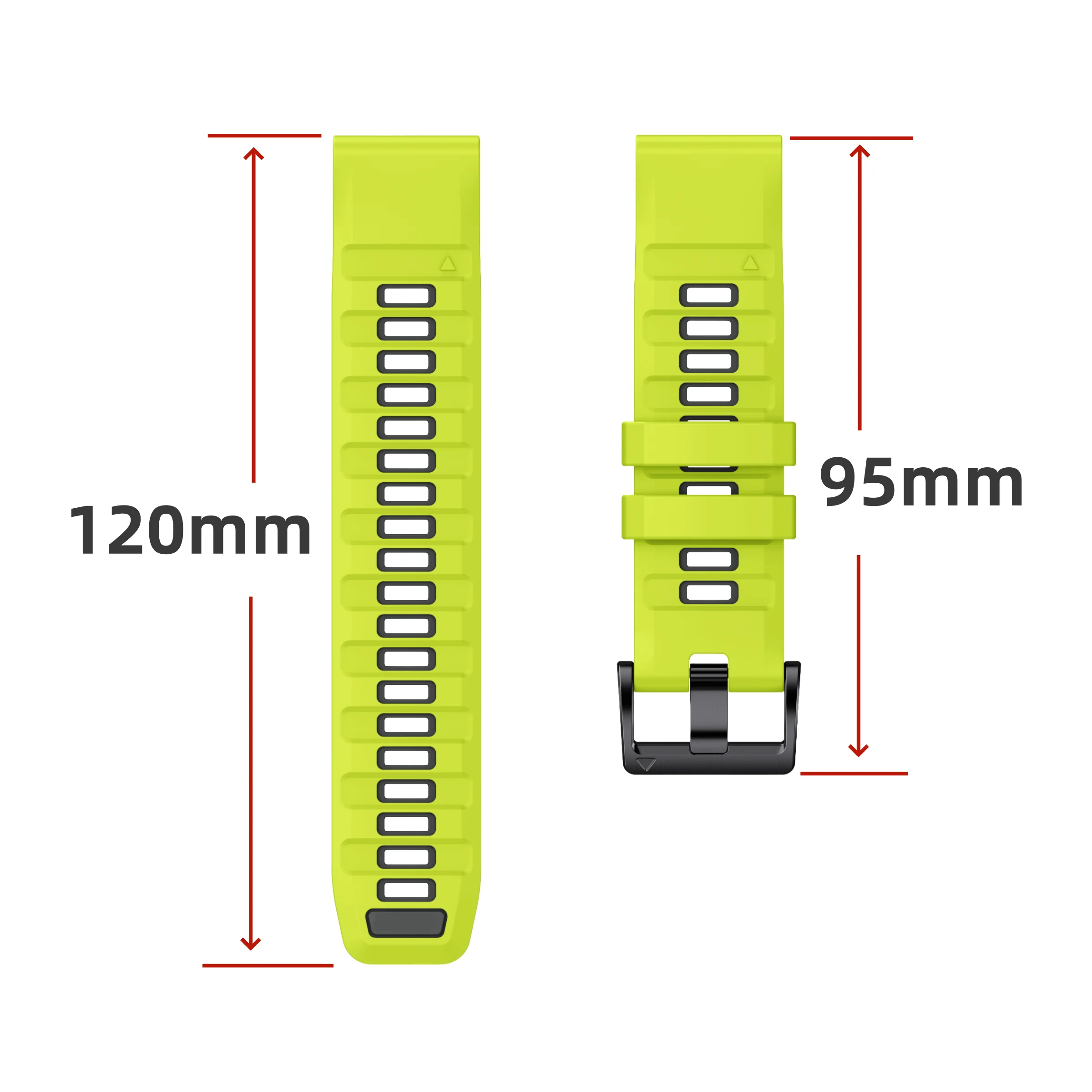 QuickFit Dual-Color Silicone Band - Sleek and Versatile