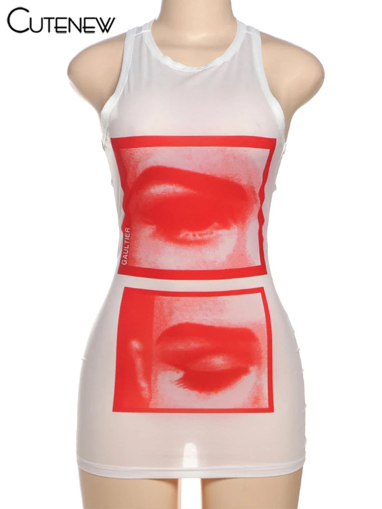 Panelled Print Women Mesh Tops Hipster Thin O-neck Sleeveless See Through Lengthen Tanks Female Stunning Street Clubwear 5 Panelled Print Women Mesh Tops Hipster Thin O-neck Sleeveless See Through Lengthen Tanks Female Stunning Street Clubwear
