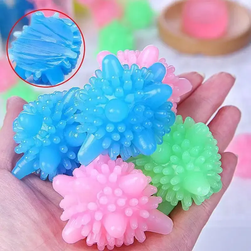 Delysia King 10pcs Multicolor Decontamination Laundry Ball Anti-Tangle Washing Machine Cleaning Household Supplies
