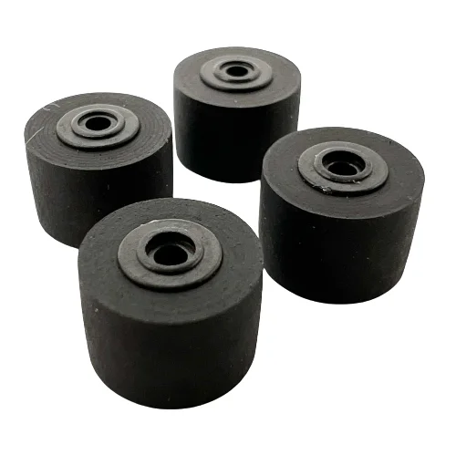 1pcs 9mmx7x6x1.5 카세트 데크 오디오 테이프 레코더 드라이브 용 고무 핀치 롤러 벨트 풀리 워크맨 스테레오 플레이어 액세서리