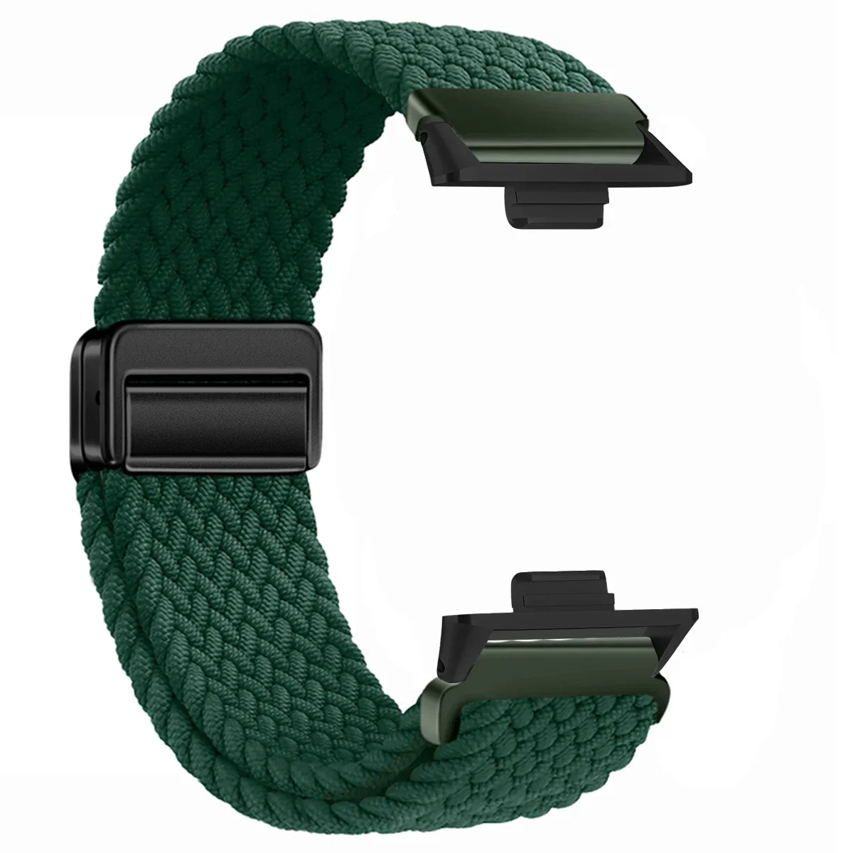 Nylon Braided Magnetic Buckle Strap - Breathable & Comfortable Replaceable Band