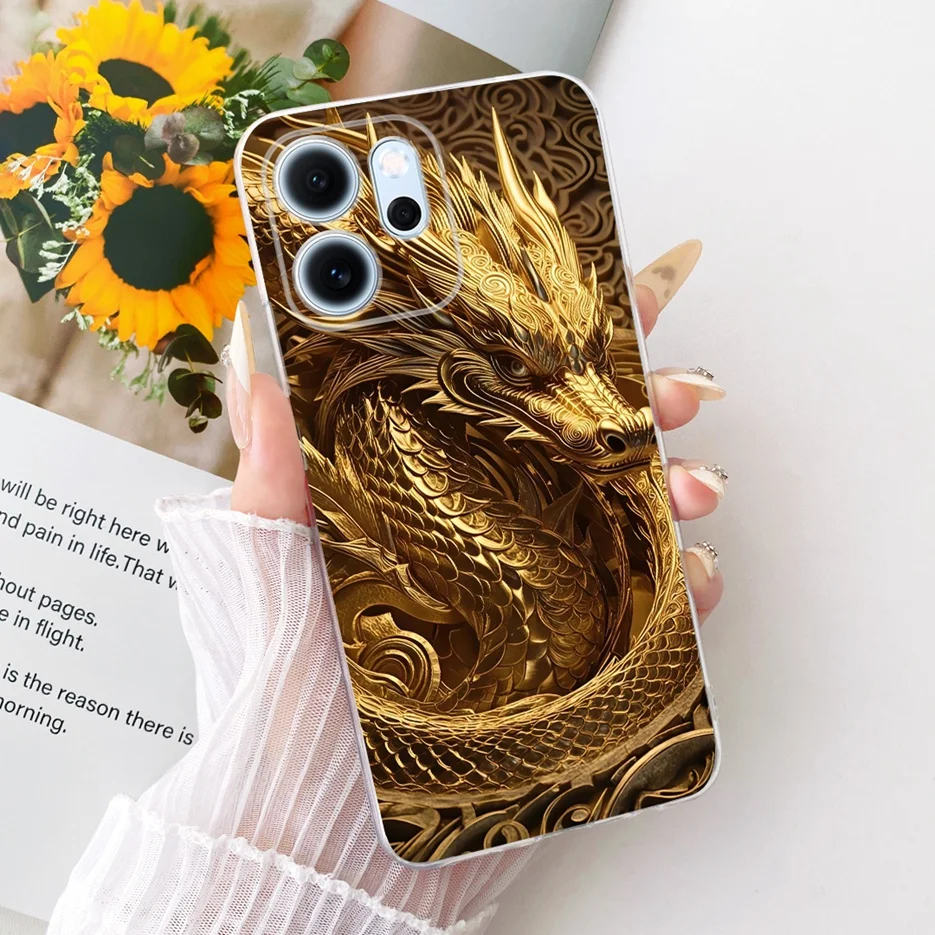 Colorful Flowers Painted Soft Slim Phone Case Cover