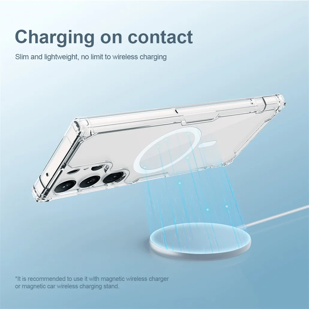 Nillkin Clear MagSafe Magnetic Case for Samsung Galaxy S23 Ultra description image 4