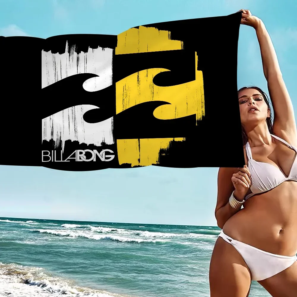 B-Billabong Big Microfiber Beach Towels Quick Dry Towel Sand Beach Towels Pool Towel for Travel Swim Pool Yoga 2